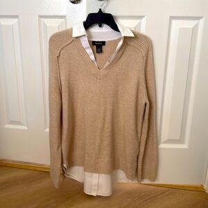 One piece shirt and sweater combo